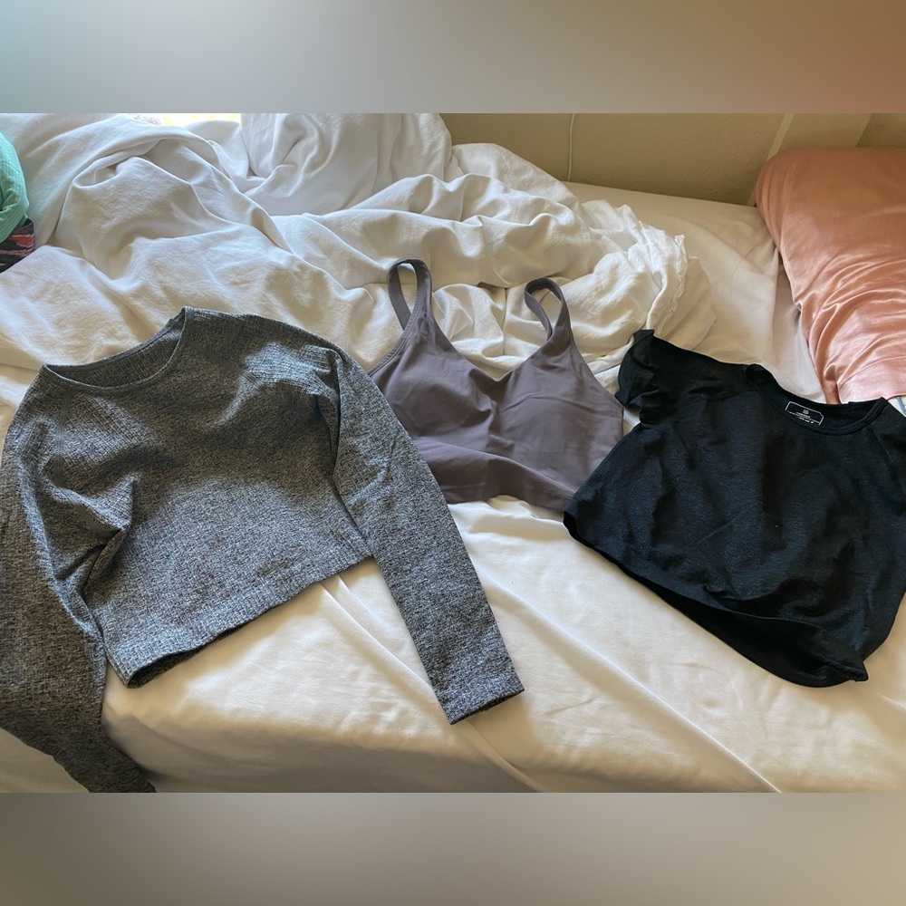 bundle of athletic tops